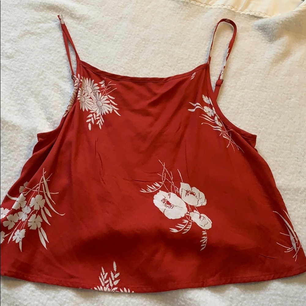 Kimchi Blue blood orange blouse